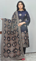 Ladies Embroidery winter Bareeze Suit