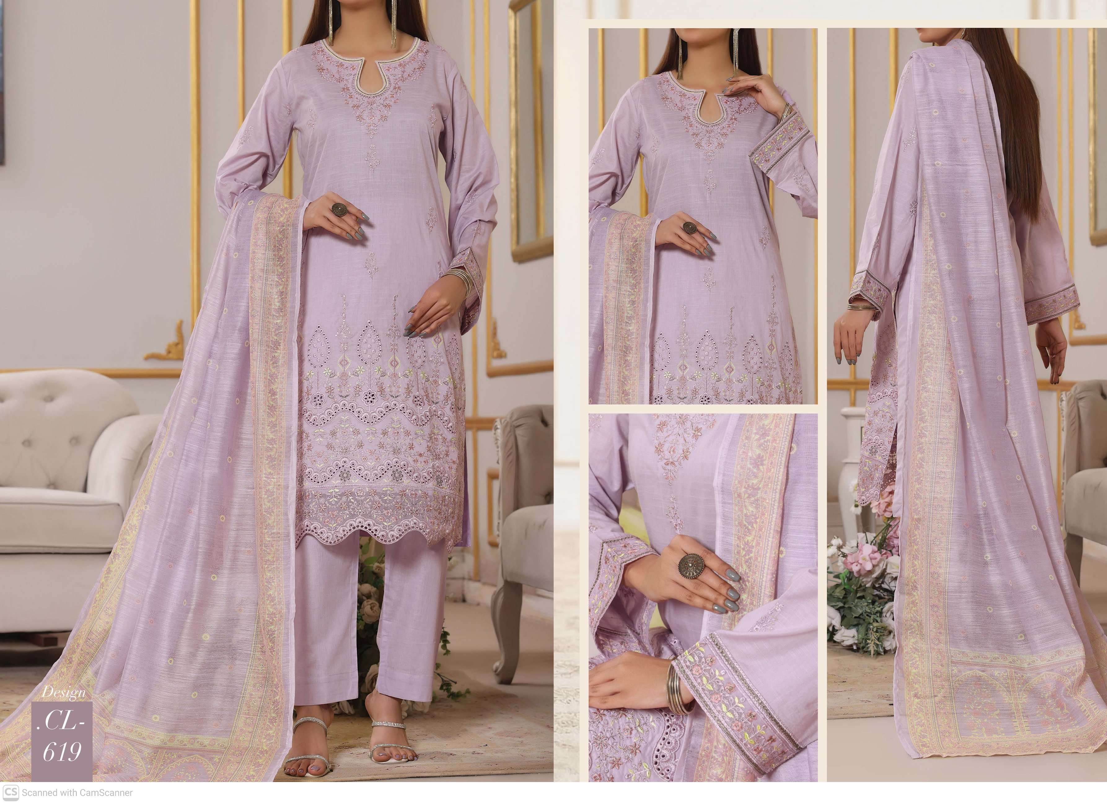 ASMARA Slub Lawn Chickenkari Collection 2026