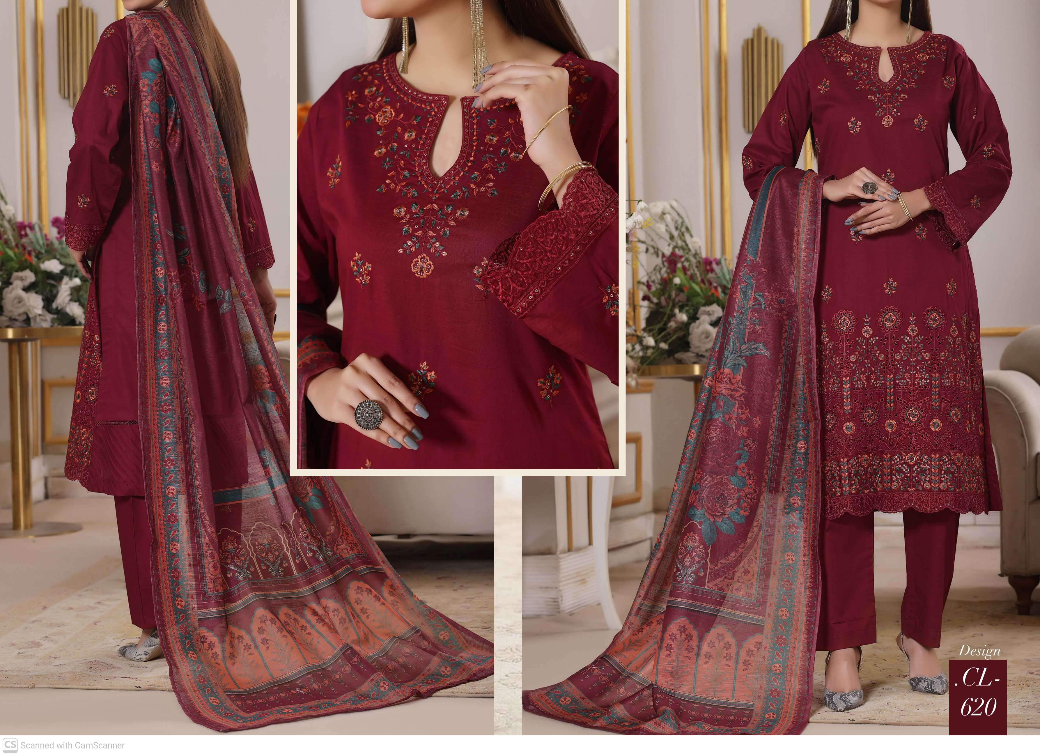 ASMARA Slub Lawn Chickenkari Collection 2026